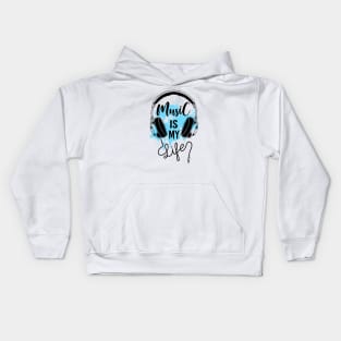 music is my life Kids Hoodie